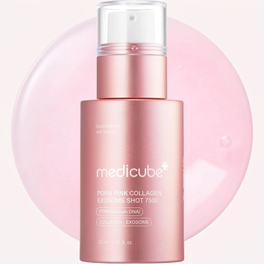Medicube PDRN Pink Collagen Exosome Shot Serum 7500 PPM