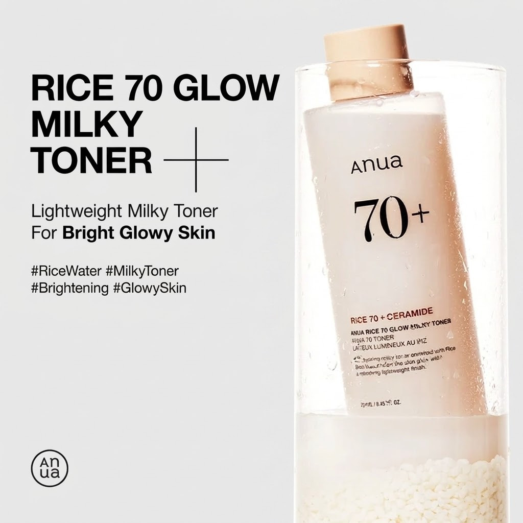 Anua Rice 70 Glow Milky Toner 250 ml